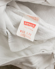 No. 20 Vintage 1990's Made in USA White Levi's 501 Jeans W33/L32