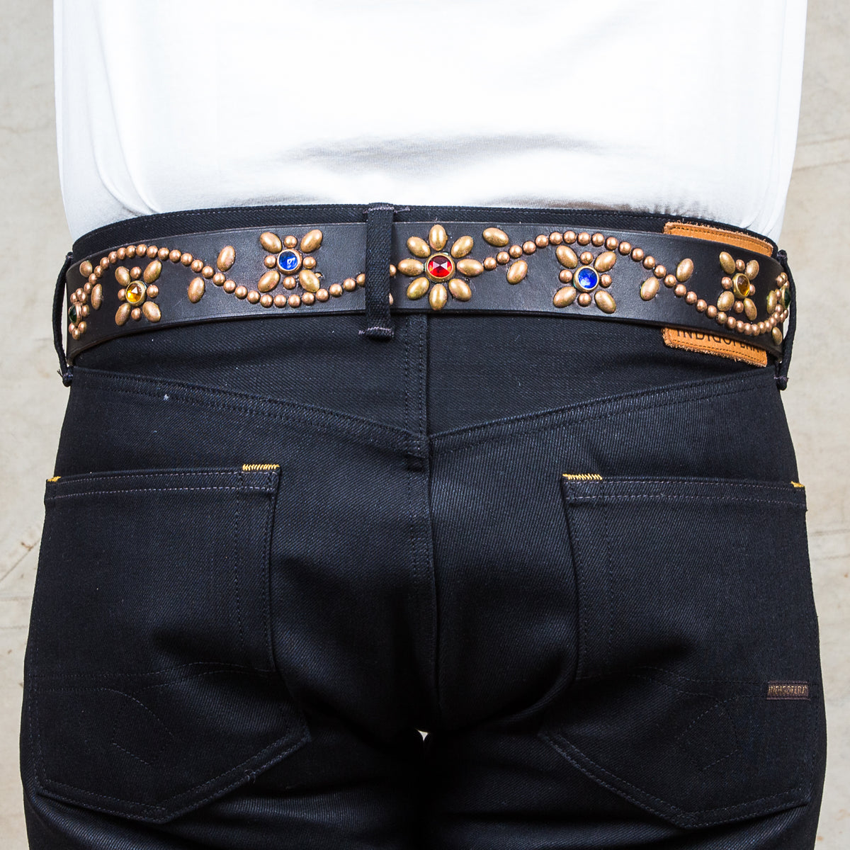 Warpath Floral Pattern Belt