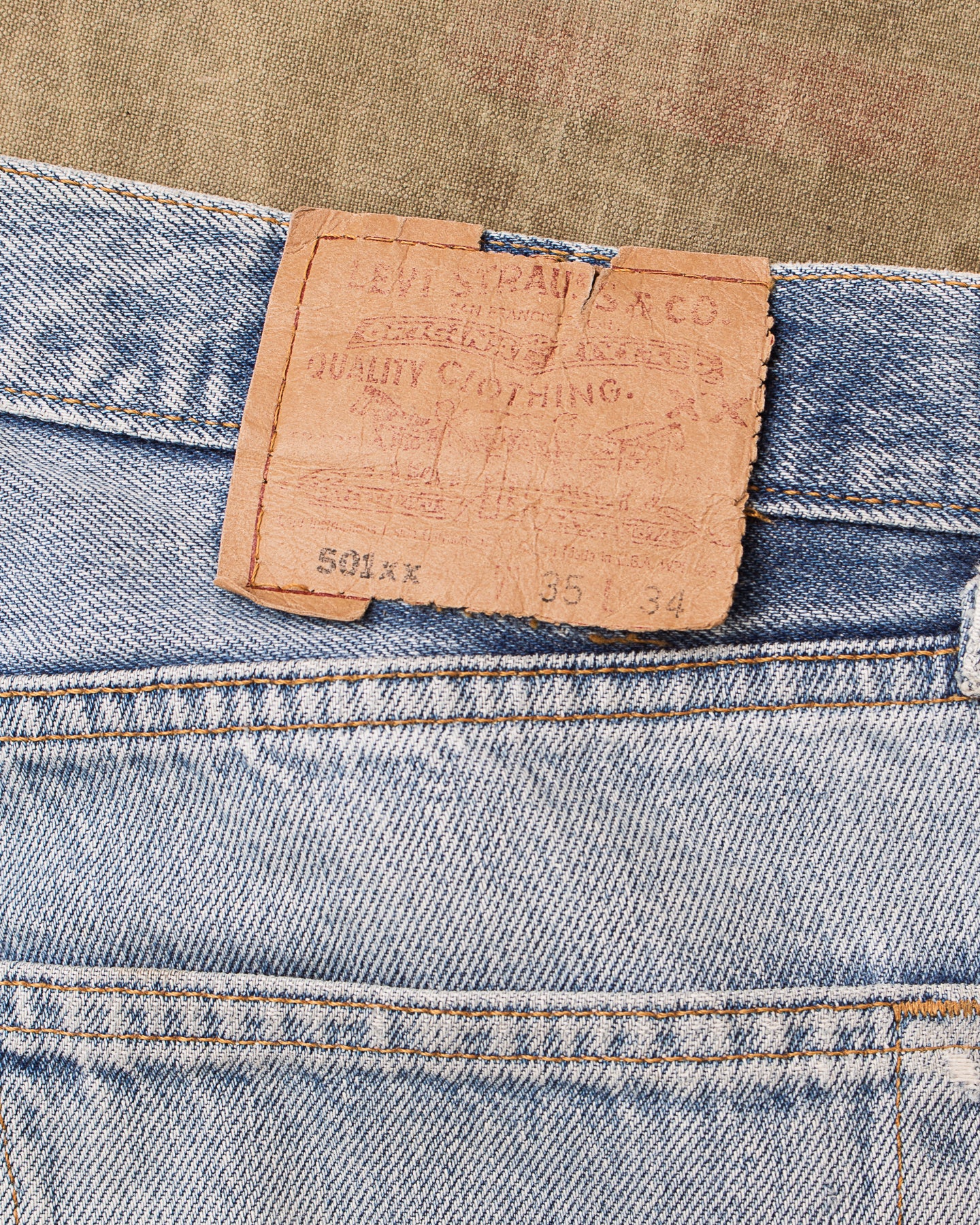 パンツ 1990's LEVI'S 501XX MADE IN USA W35 L34 Vintage 90's Levi's 501 Denim Pants W35 L34 *W34 L33* Medium