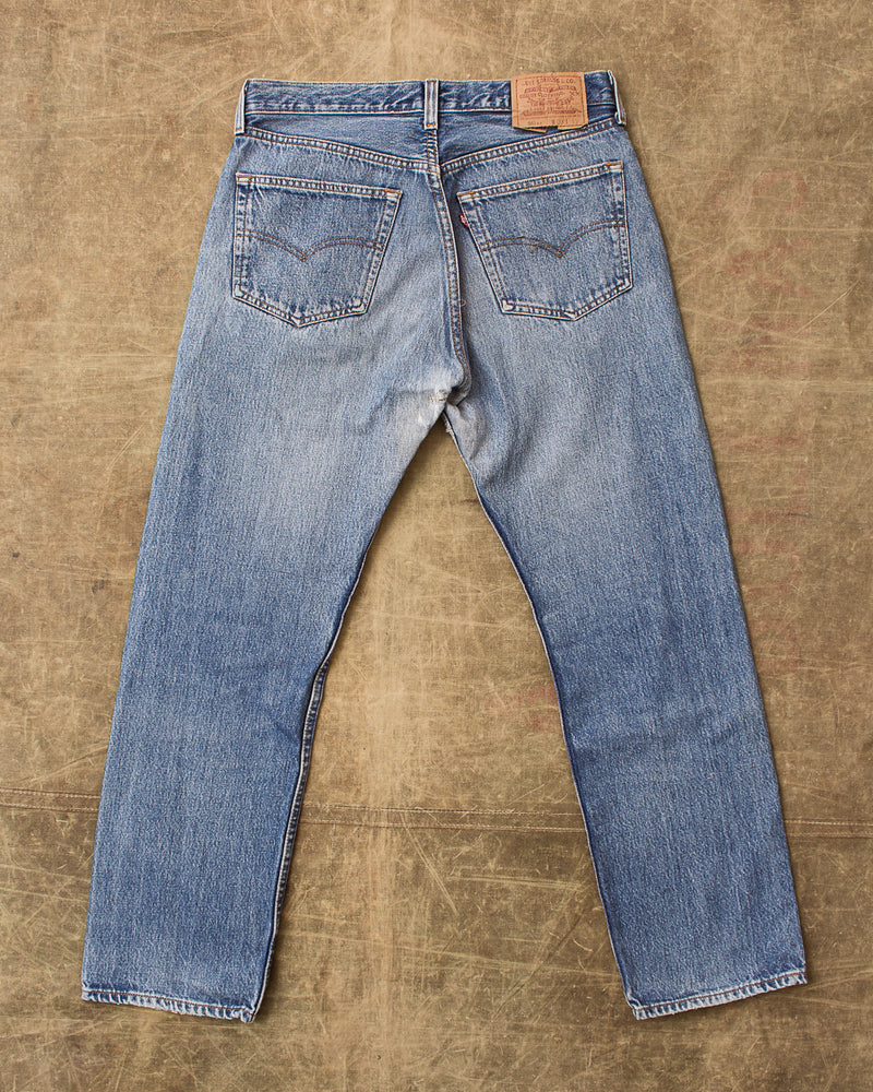 VINTAGE LEVIS 501 JEANS 1990's SIZE 33X33 W33 L33 MADE IN