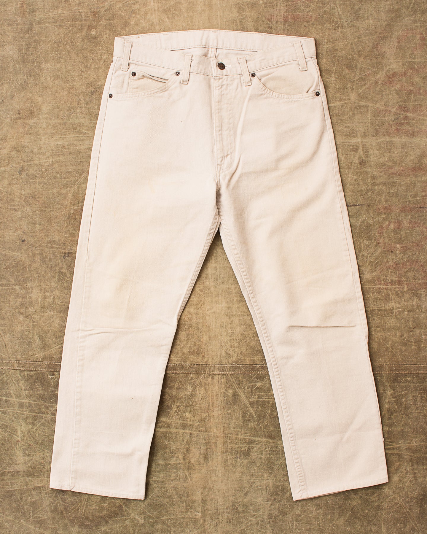 Vintage 1981 Made in USA Ecru Levi's 505 Jeans W34 – Second Sunrise
