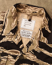 Second Hand Real McCoy's Golden Tiger Stripe Shirt Size Small/Regular