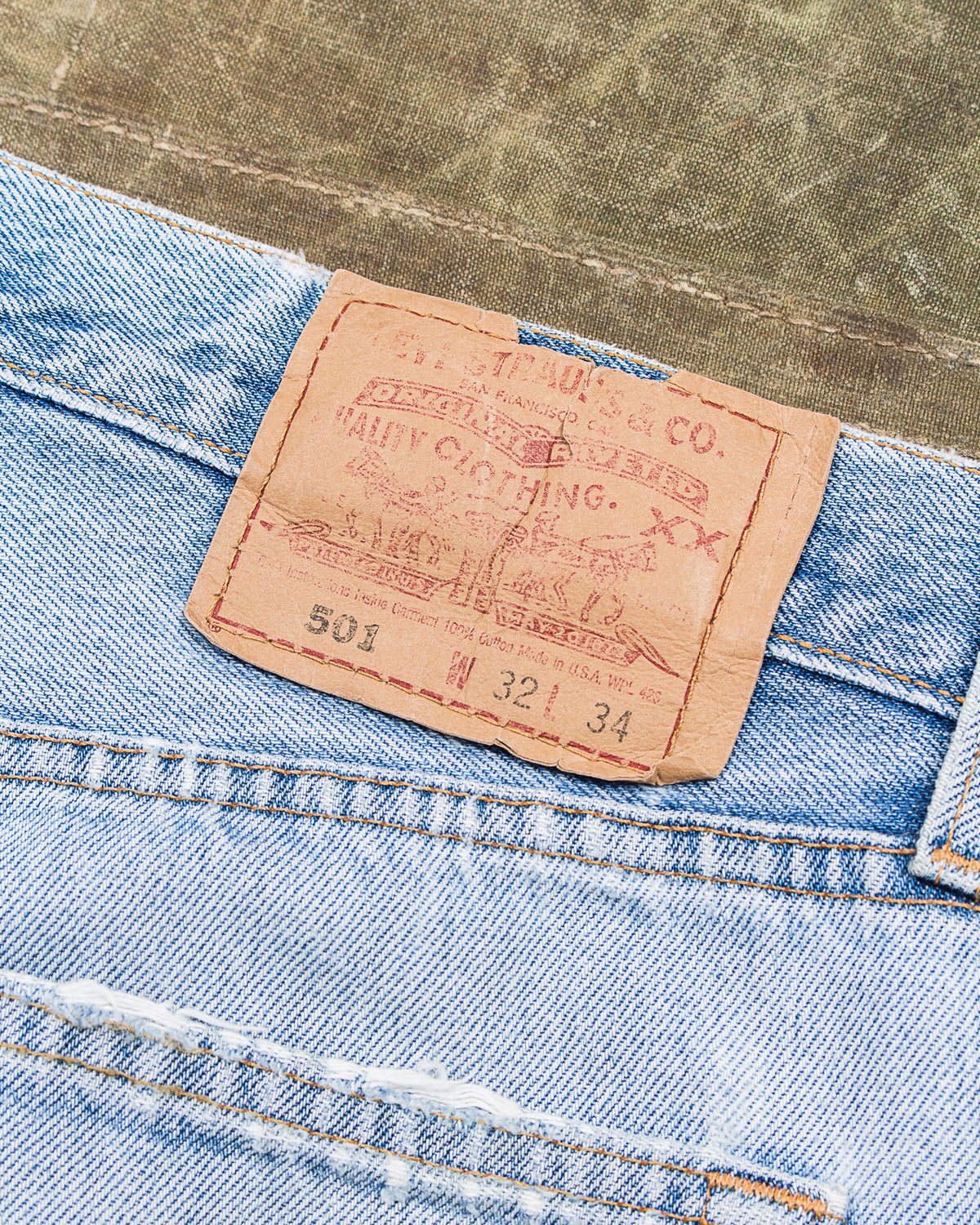 Vintage 1990's Made in USA Levi's 501 Jeans W32 nr. 4
