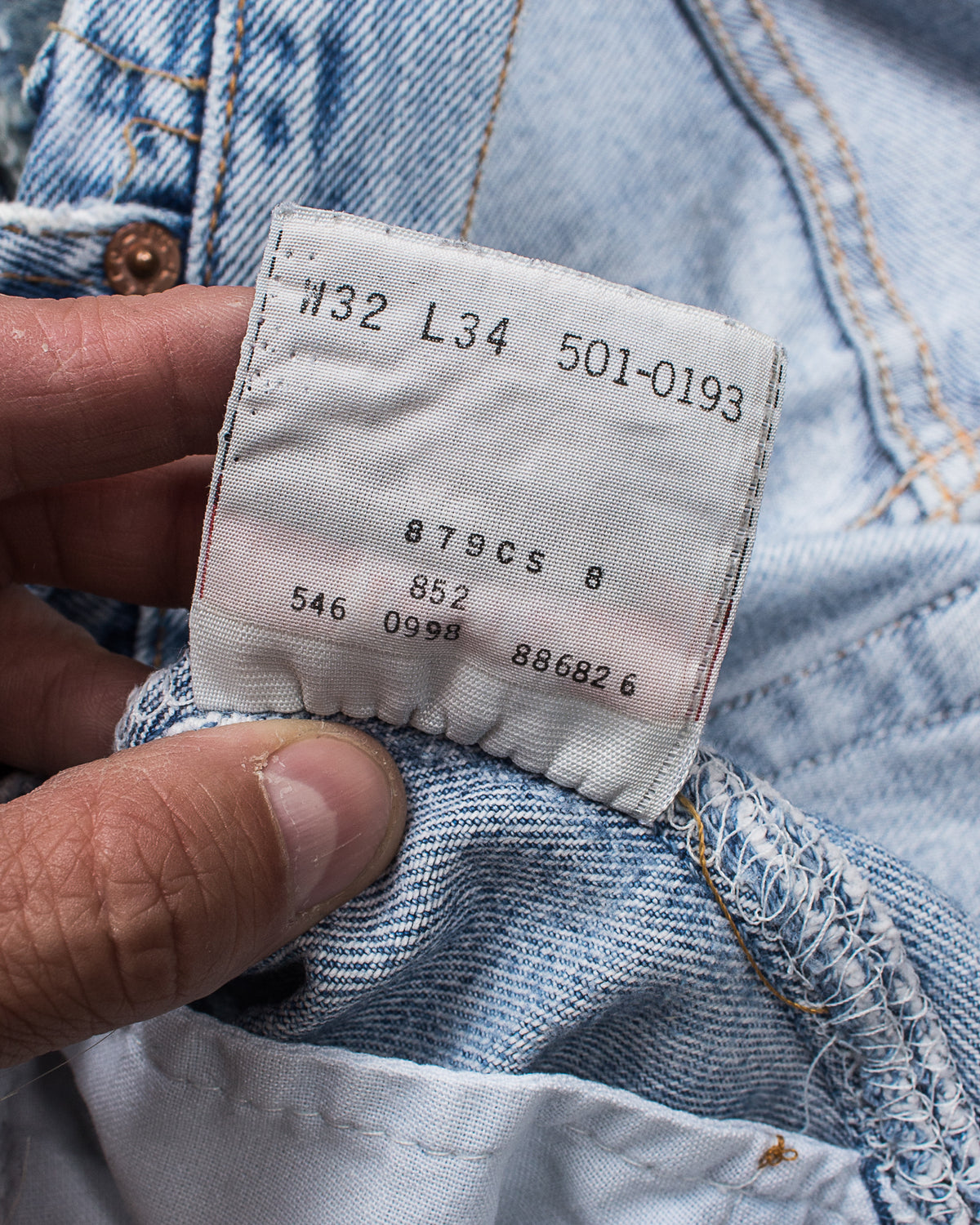 Vintage 1990's Made in USA Levi's 501 Jeans W32 nr. 4