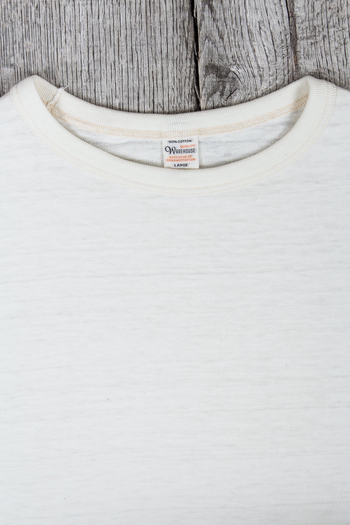 Warehouse & Co Three-Quarter Sleeve Baseball Shirt Cream/Bordeaux