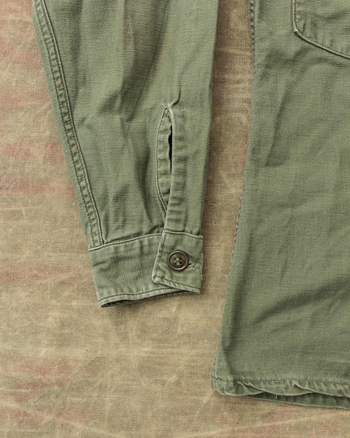 Vintage Original OG-107 Cotton Sateen US Army Shirt Size 13 1/5