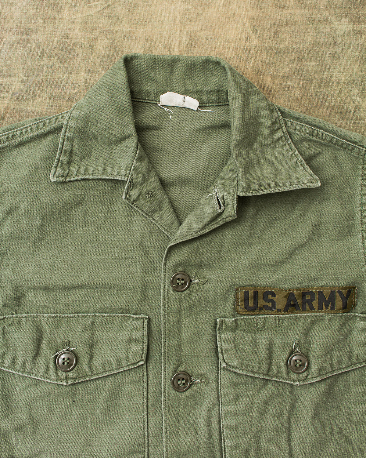Vintage Original OG-107 Cotton Sateen US Army Shirt Size 13 1/5