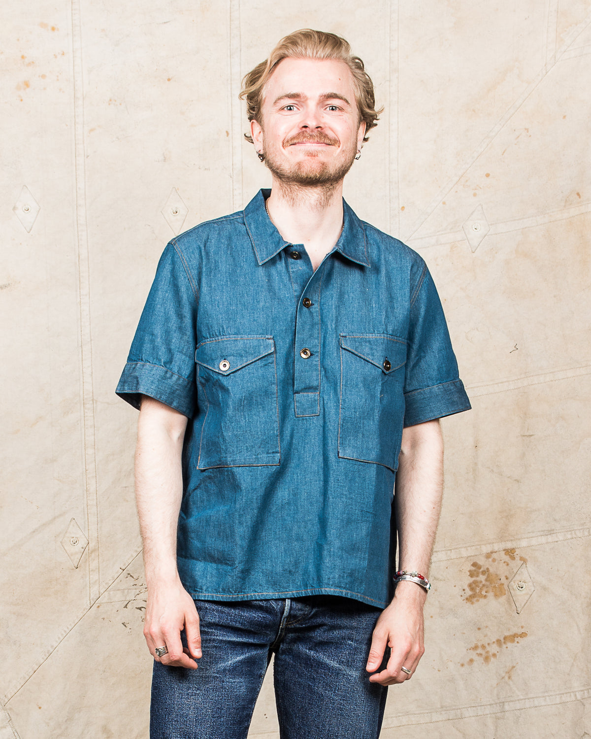 Indigofera Teeter Shirt Cordova Denim Petrol