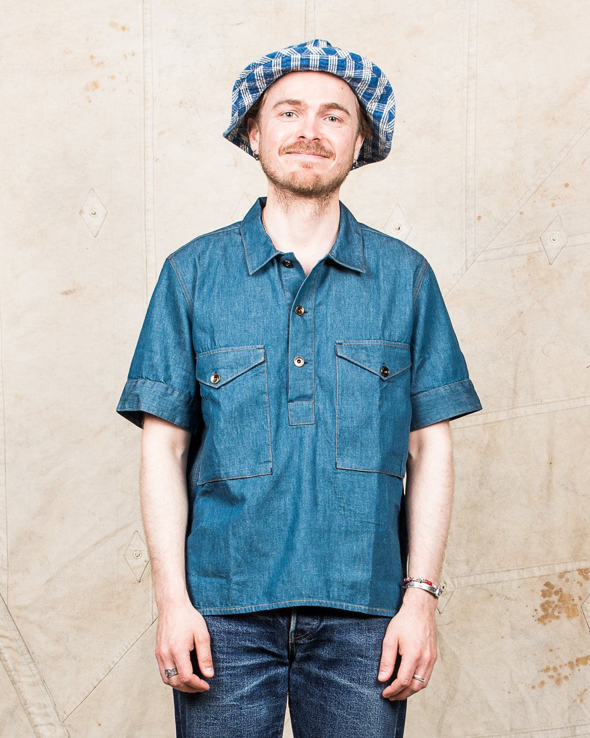 Indigofera Teeter Shirt Cordova Denim Petrol