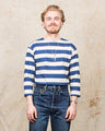 Warehouse & Co. Lot 4051 Three Quarter Shirt Blue / Oatmeal