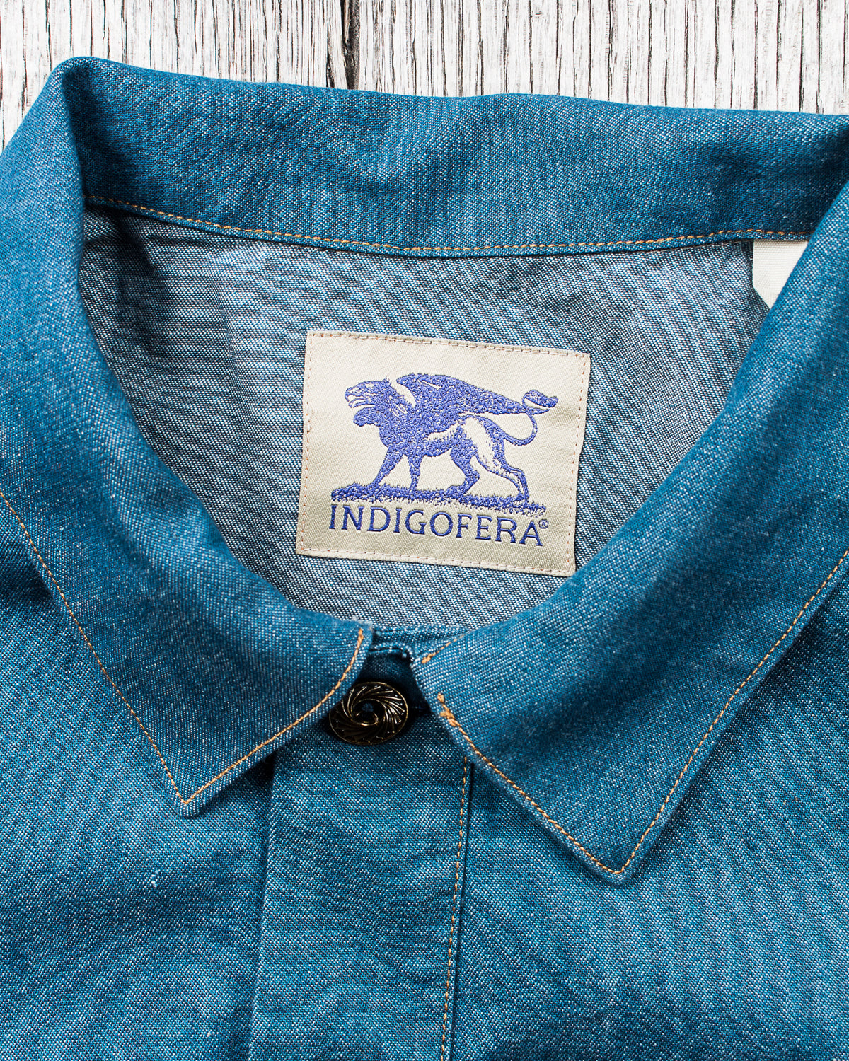 Indigofera Teeter Shirt Cordova Denim Petrol