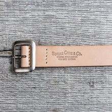 Sugar Cane & Co. Natural Leather Belt