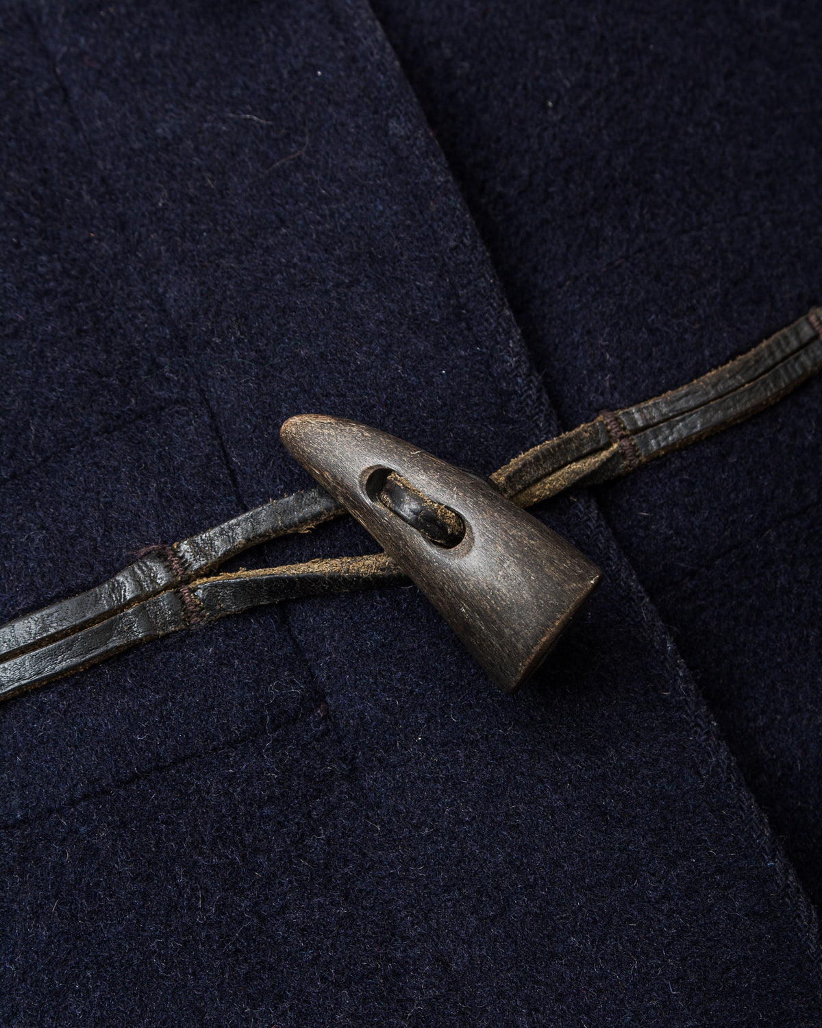 Vintage 60's "Gold Label" Gloverall Wool Duffle Coat Navy