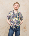 Sun Surf Rayon Hawaiian Shirt Leilani Navy SS39016
