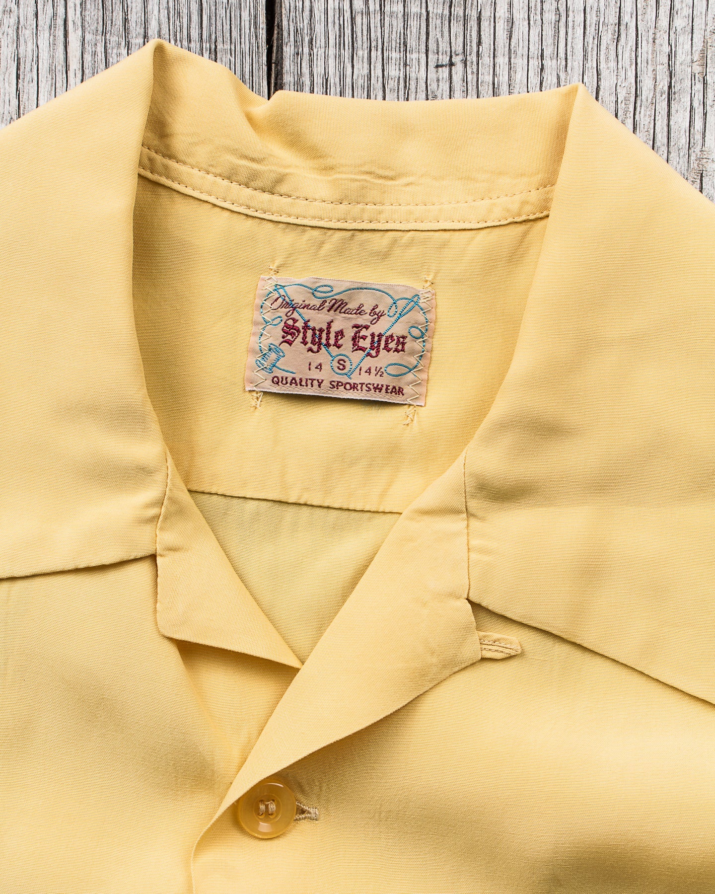 Style Eyes Rayon Bowling Shirt Yellow SE39055 – Second Sunrise
