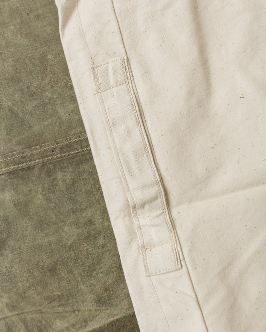 Vintage Dead Stock Swedish Army Canvas Laundry Bag Oblong Shape