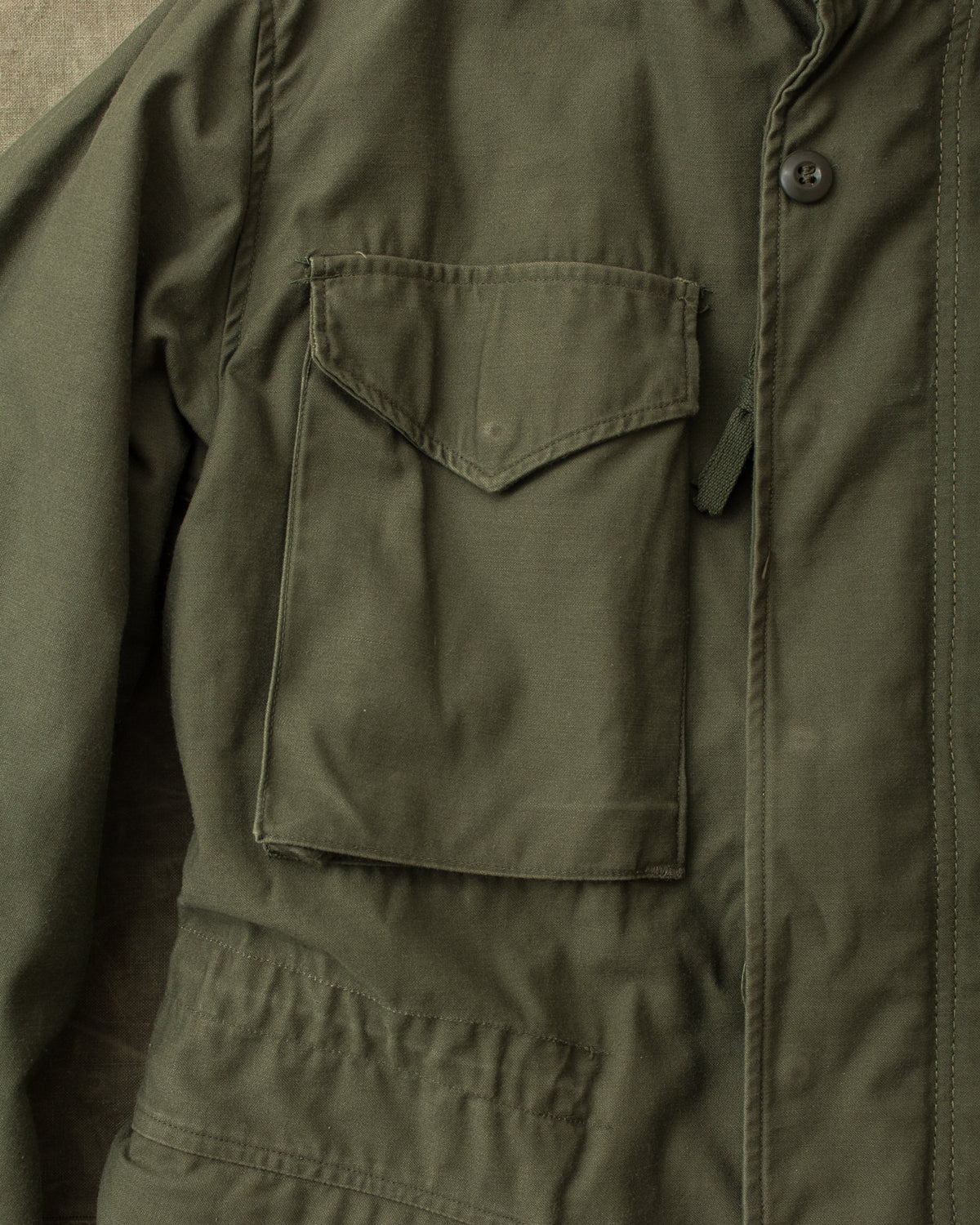 Vintage 1968 M-65 US Army Field Jacket Small Short With 1987 Liner 