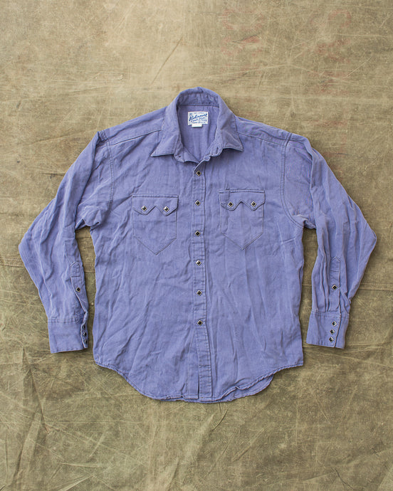 Second Hand Rockmount Relaxed Fit Tencel Western Shirt Size M