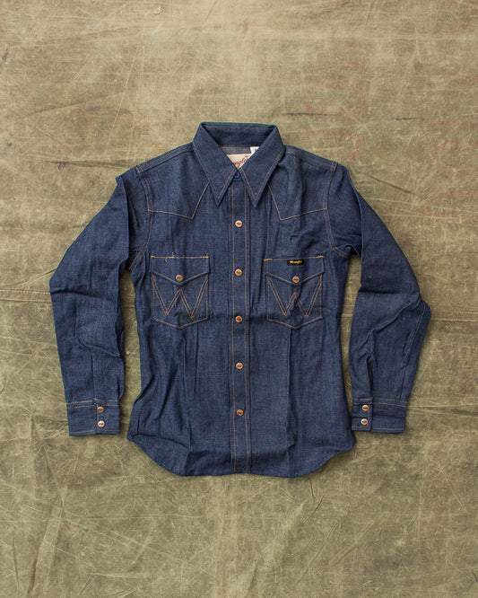 Vintage Dead Stock 70's Wrangler Children's Denim Shirt