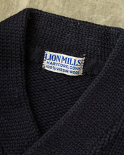 Vintage 50's Lion Mills Knitted Wool Sweater