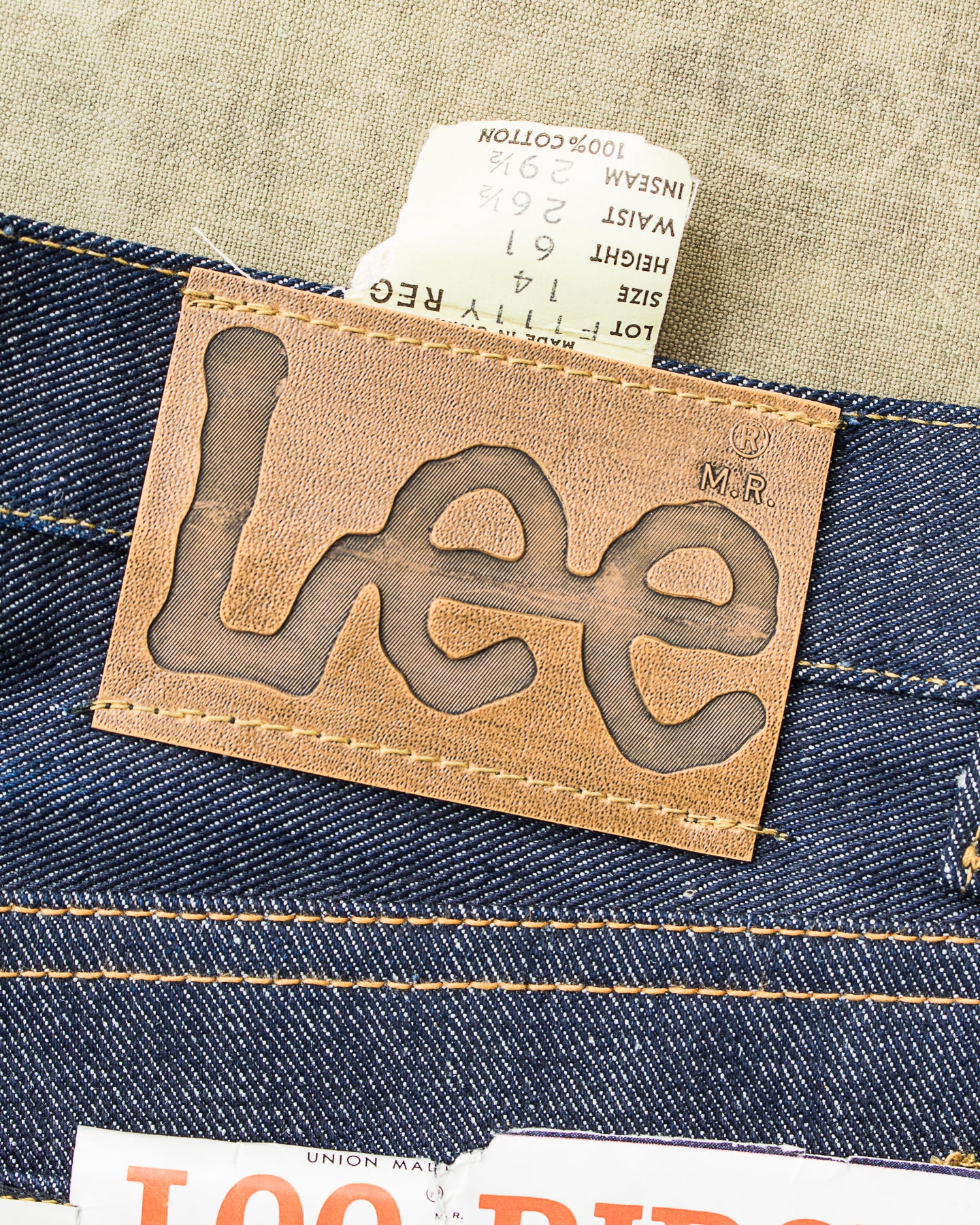 deadstock lee cord jeans