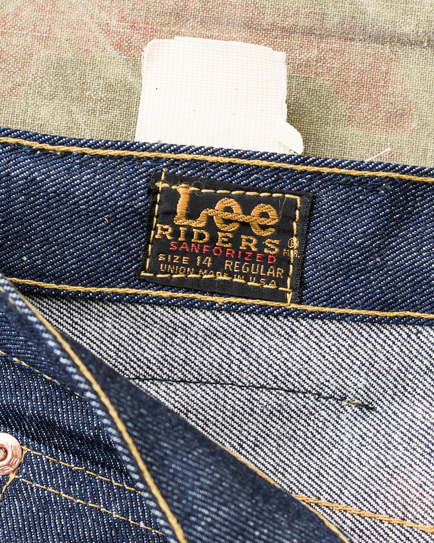 deadstock lee cord jeans