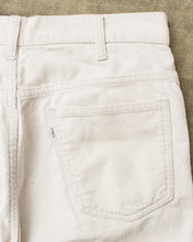 Vintage 60's Levi's Big E White Corduroy Pants