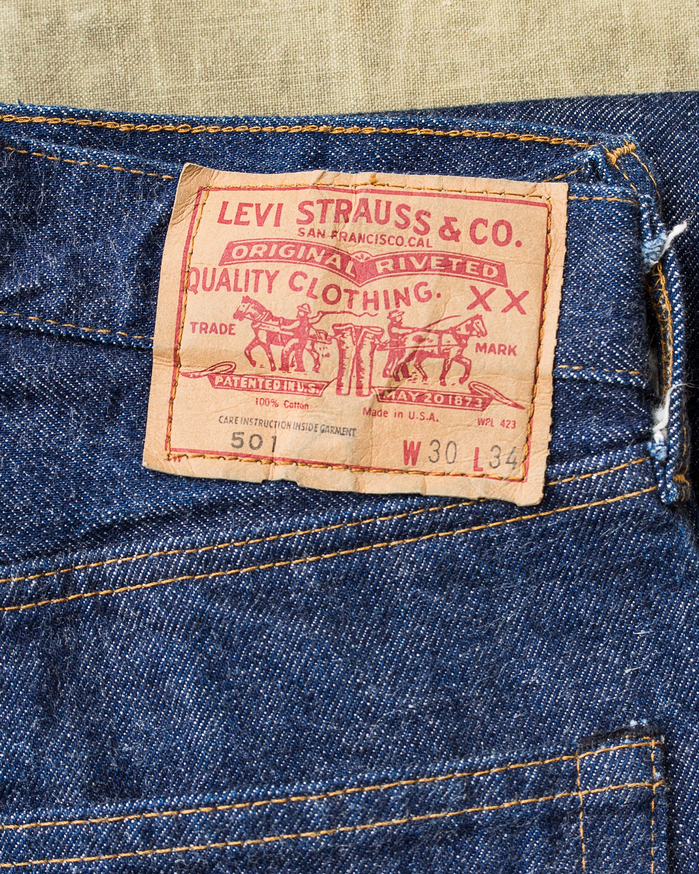 Vintage 80's Levi's 501 Red Line Selvedge Jeans W 30 / L 34