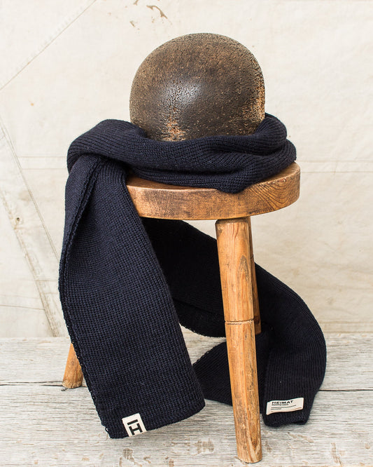 Heimat Wool Schal Ink (Navy)
