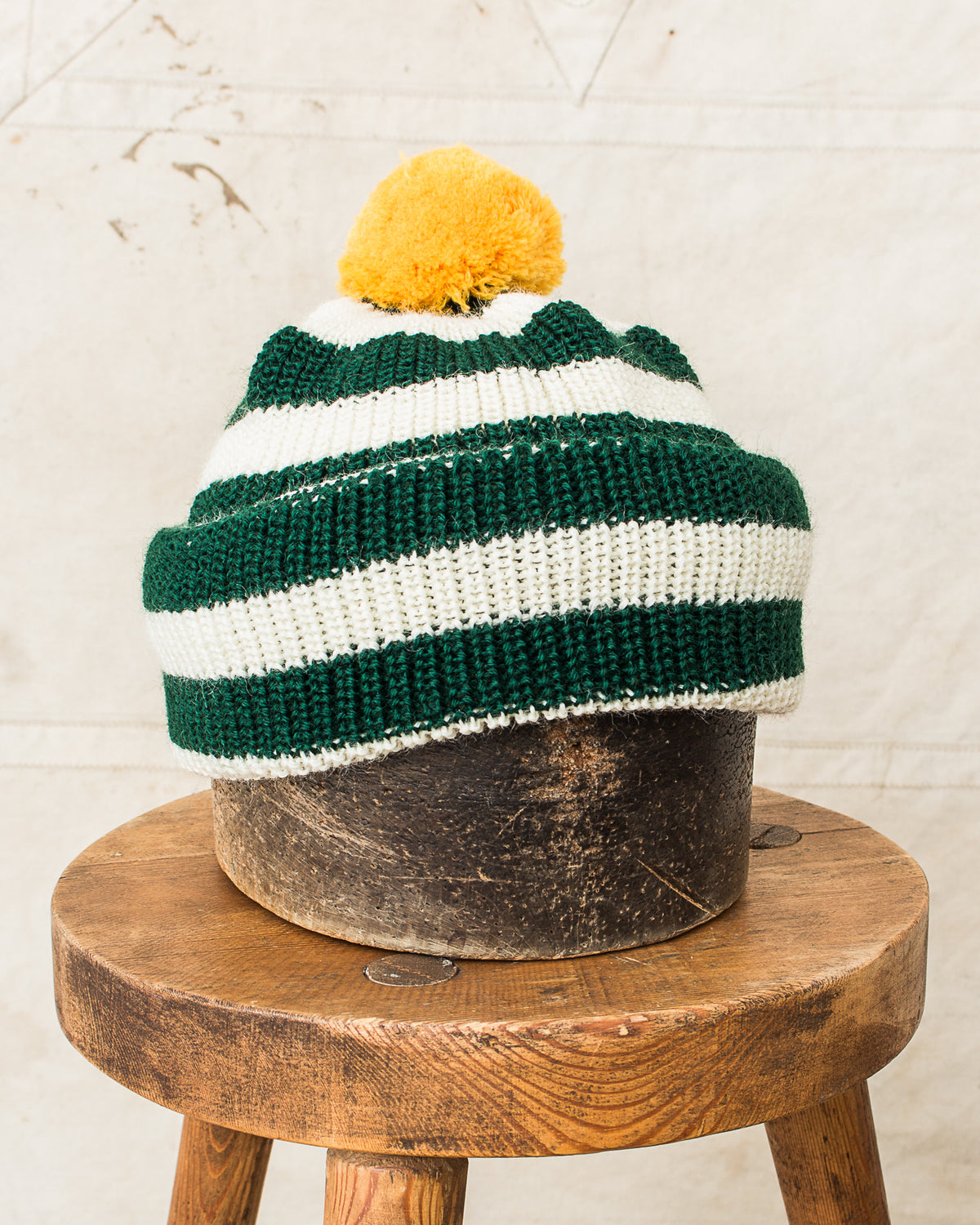 Heimat Jailhouse Bobble Mechanics Wool Tannen Gruen / Seashell / Golden