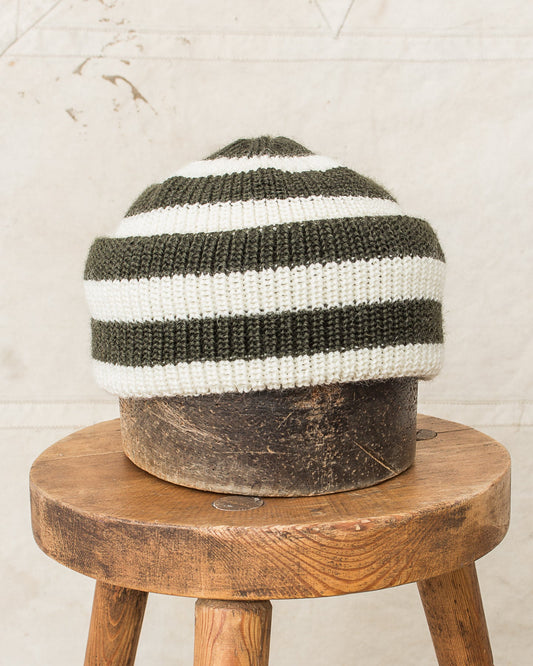 Heimat Jailhouse Mechanics Wool Hat Military Green / Seashell