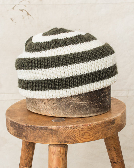 Heimat Jailhouse Mechanics Wool Hat Military Green / Seashell