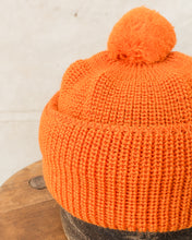 Heimat Mechanics Bobble Wool Hat Rescue Orange