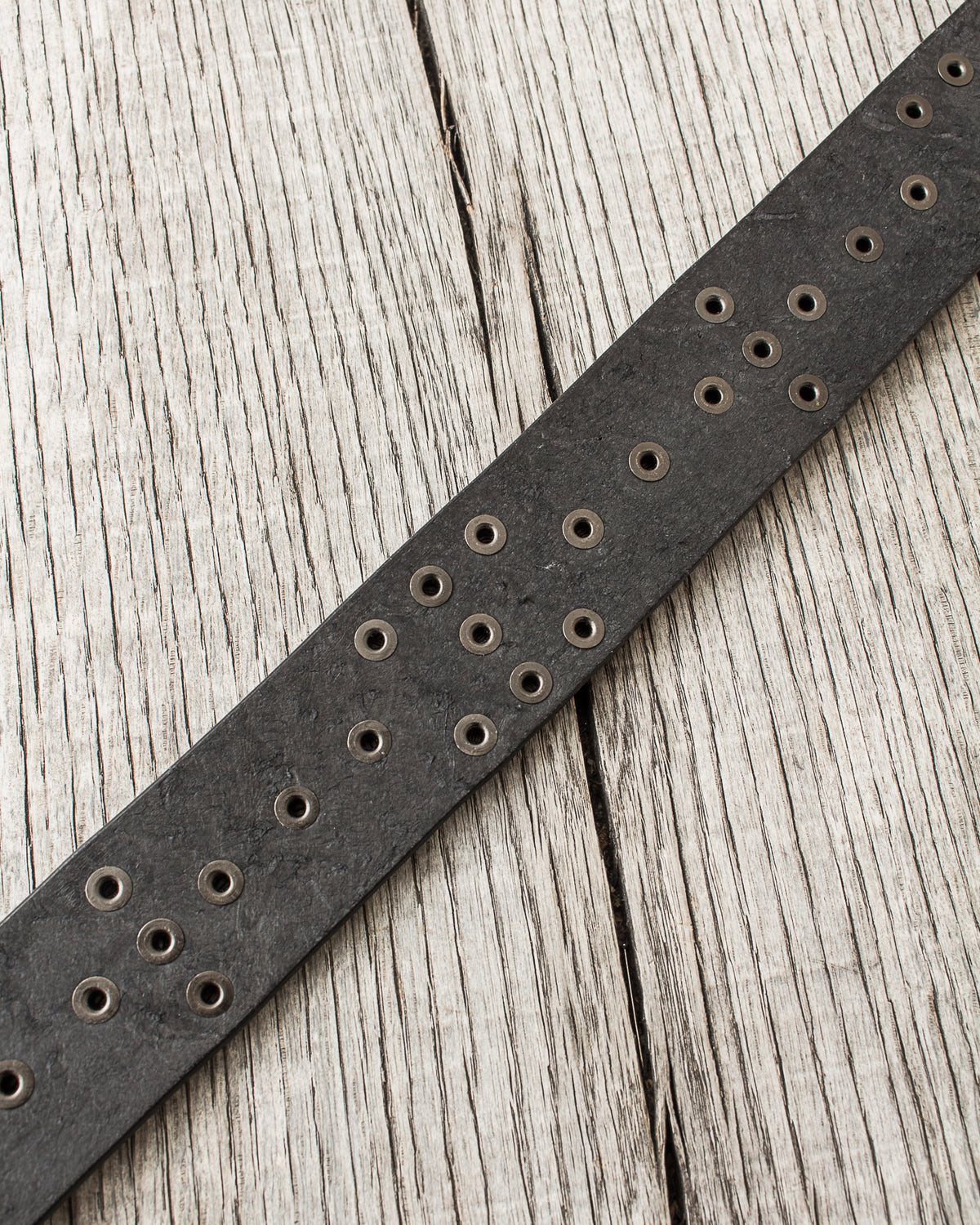 Sugar Cane & Co. Black Studded Leather Belt SC02322