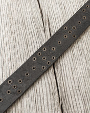 Sugar Cane & Co. Black Studded Leather Belt