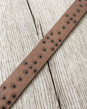 Sugar Cane & Co. Brown Studded Leather Belt