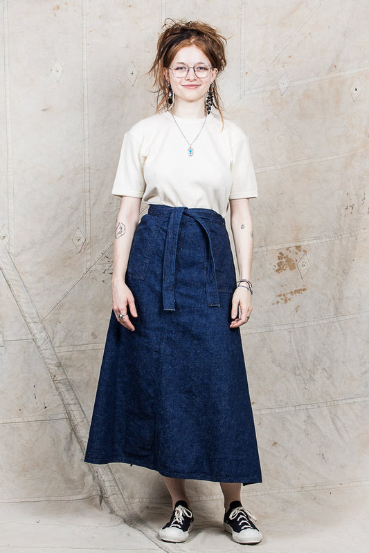 OrSlow 4014 Women's Denim Wrap Long Skirt
