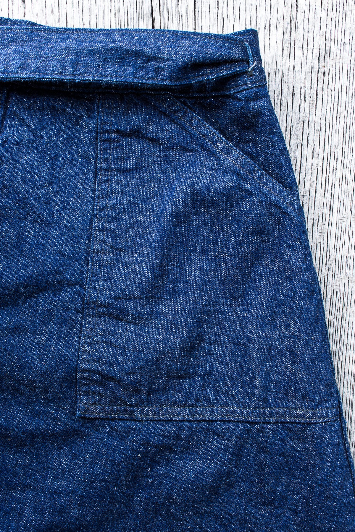 OrSlow 4014 Women's Denim Wrap Long Skirt