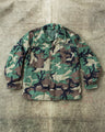 Vintage 90's M-65 Woodland Camo US Army Field Jacket Medium Short