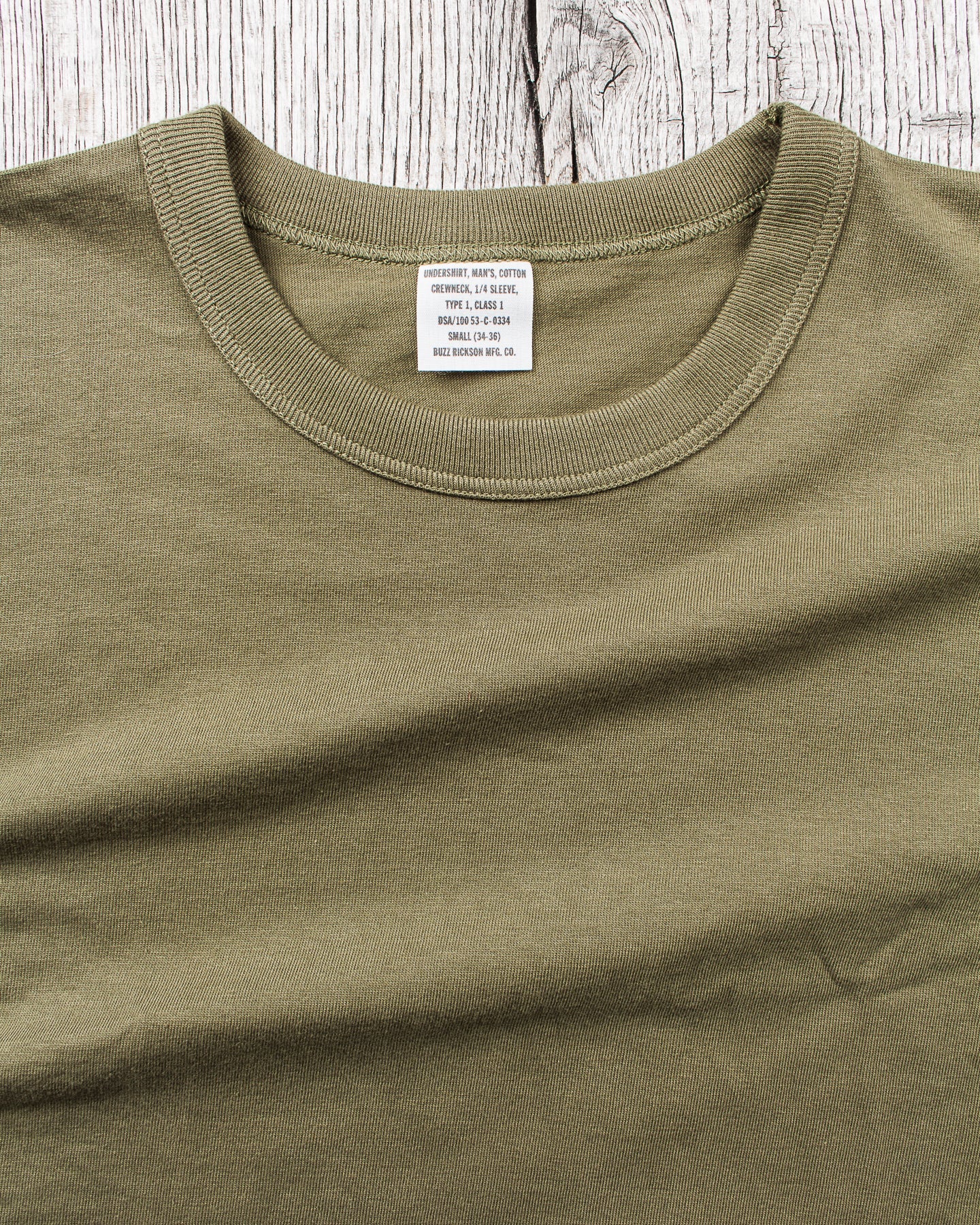 Buzz Rickson's BR78960 Package T-Shirt Government Issue Olive
