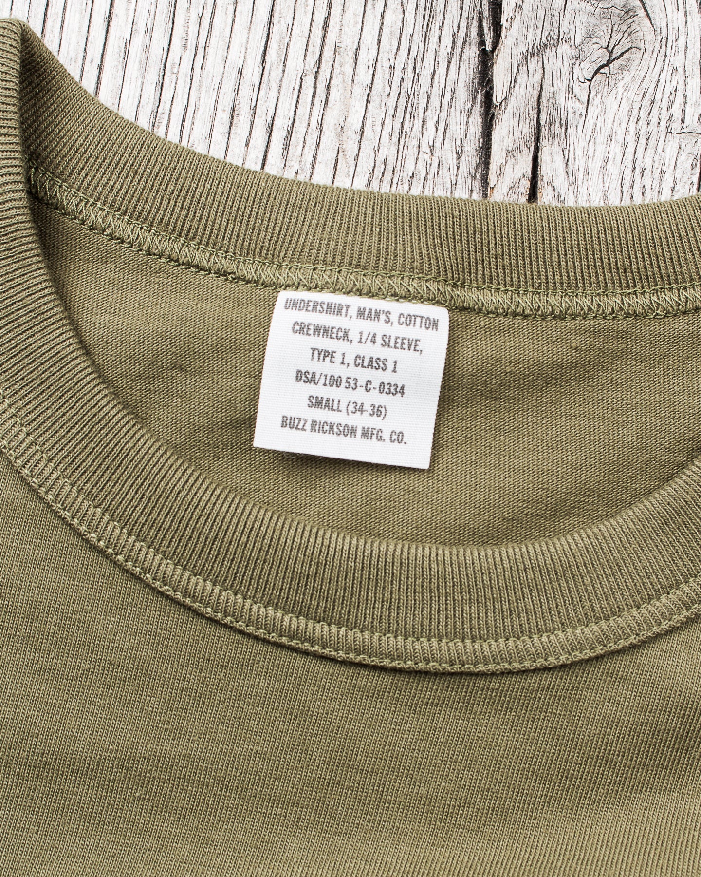 Buzz Rickson's BR78960 Package T-Shirt Government Issue Olive