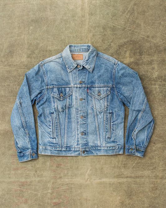 Vintage Levi's 70505 Made in USA Denim Jacket Size 42 No. 1