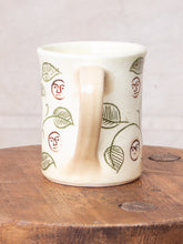 Tender Hand Thrown Coffee Mug Vines Glaze