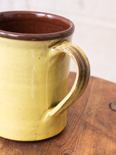 Tender Hand Thrown Coffee Mug Lemon Glaze