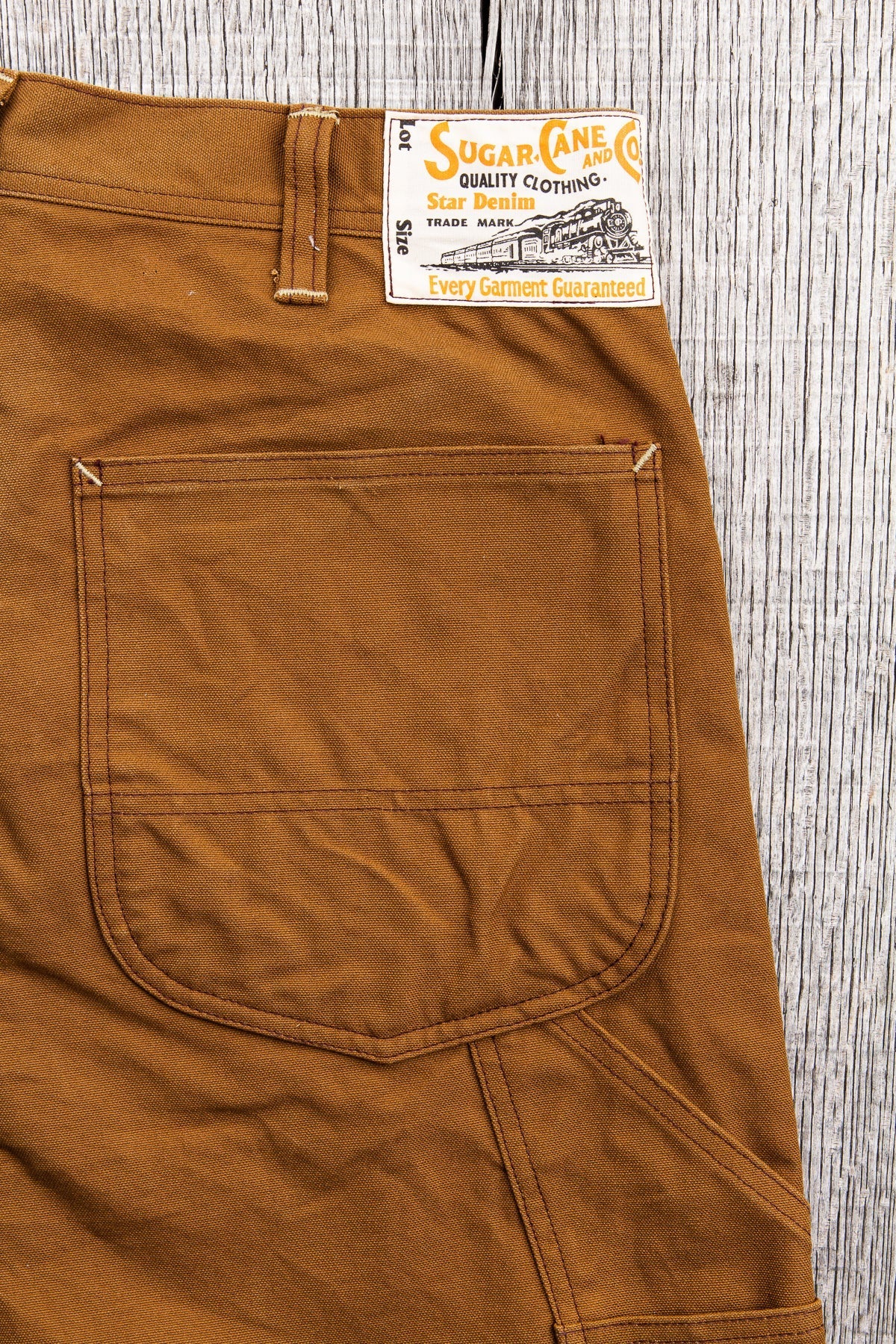Sugar Cane 13oz. Brown Duck Work Pants Second Sunrise