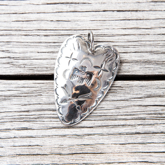 Larry Smith Heart Pendant Thunderbird NL-0119