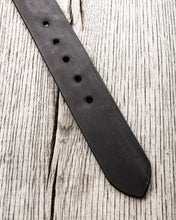 Sugar Cane & Co. Black Leather Belt