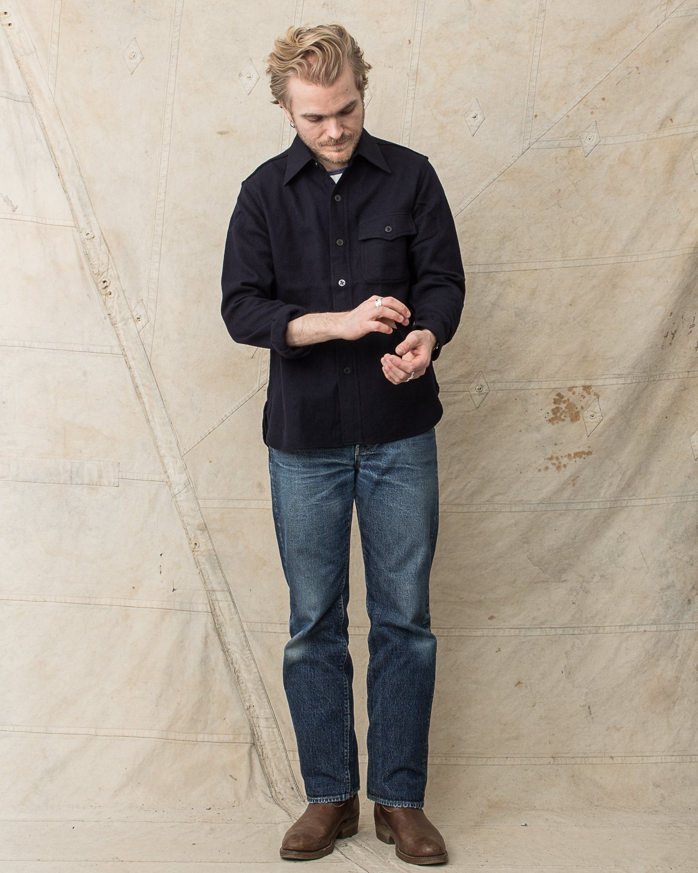 Buzz Rickson's U. S. Navy CPO Wool Shirt BR24961 – Second Sunrise