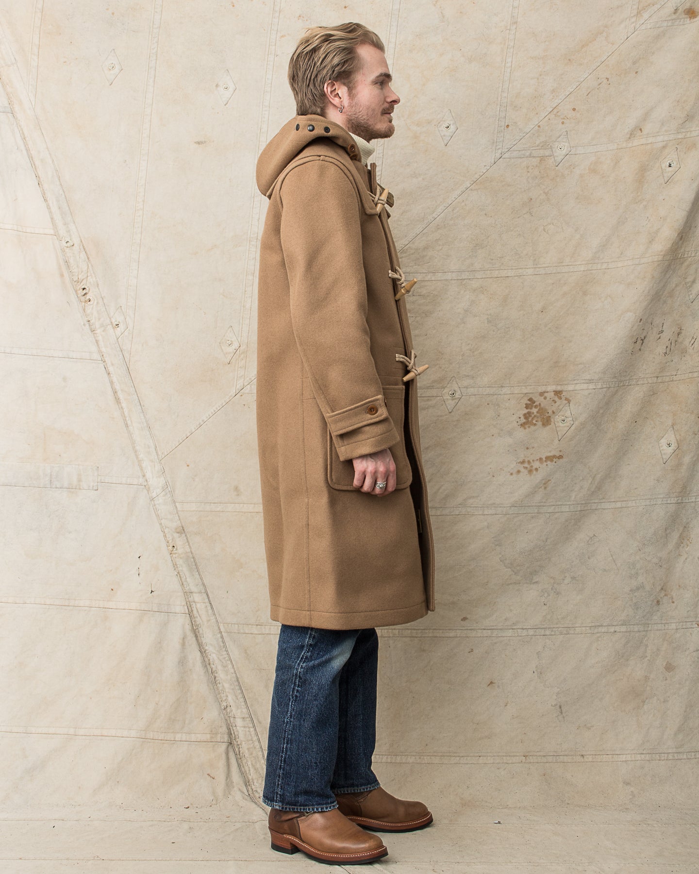 Buzz Rickson's Wool Duffle Coat Camel BR15164 – Second Sunrise