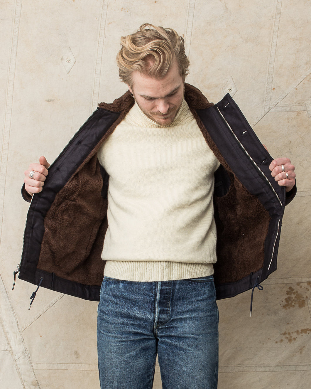 Buzz Rickson's Type N-1 Deck Jacket Navy Demotex BR15340 – Second Sunrise